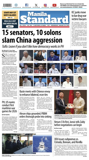 Cover of Manila Standard
