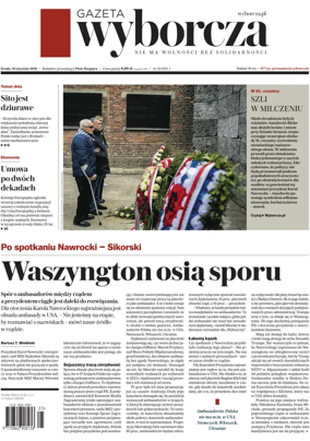 Cover of Gazeta Wyborcza