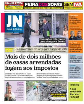 Cover of Jornal de Noticias