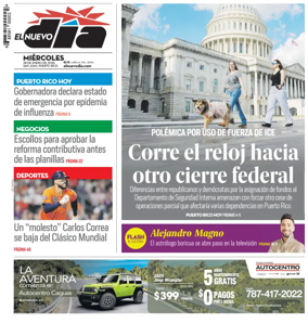 Cover of El Nuevo Dia