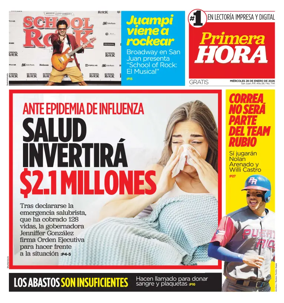 Cover of Primera Hora