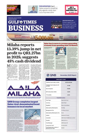 Cover of Gulf Times Business