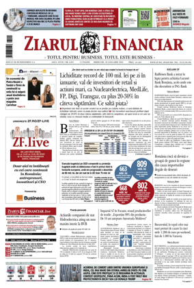 Cover of Ziarul Financiar