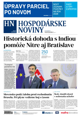 Cover of Hospodarske noviny