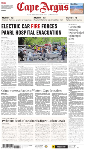 Cover of Cape Argus (PM Edition)