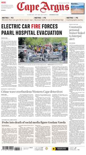 Cover of Cape Argus