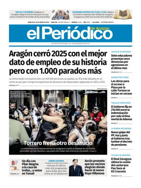 Cover of El Periodico Aragon