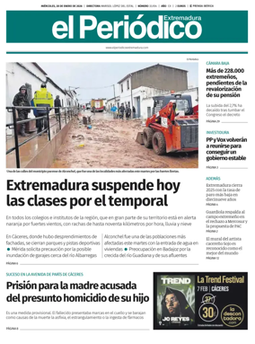 Cover of El Periodico Extremadura