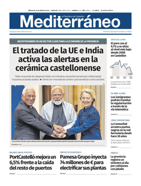 Cover of El Periodico Mediterraneo