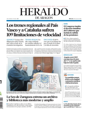 Cover of Heraldo de Aragon