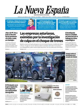 Cover of La Nueva Espana (Oviedo)