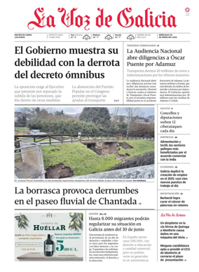 Cover of La Voz de Galicia (Monforte)