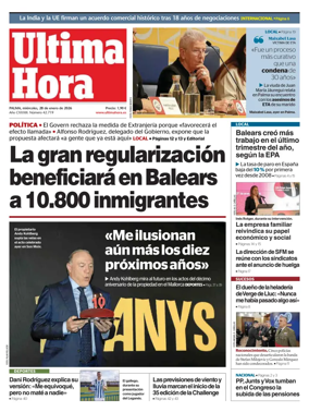 Cover of Ultima Hora