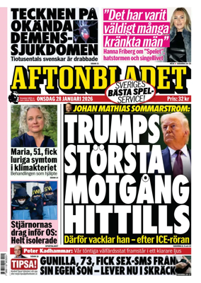 Cover of Aftonbladet
