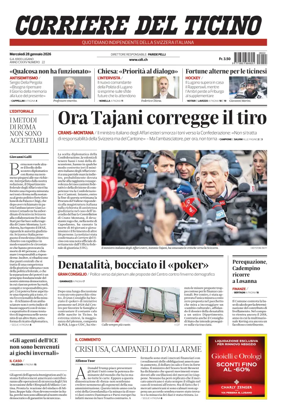 Cover of Corriere del Ticino