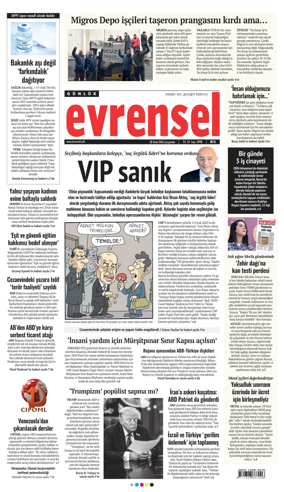 Cover of Evrensel Gazetesi