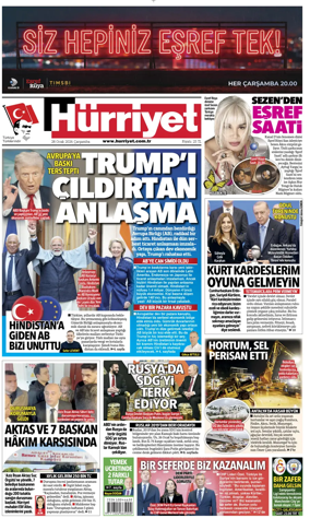 Cover of Hurriyet