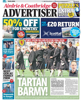 Cover of Airdrie & Coatbridge Advertiser