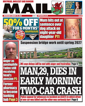 Cover of Bangor Mail