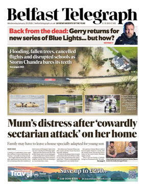 Cover of Belfast Telegraph