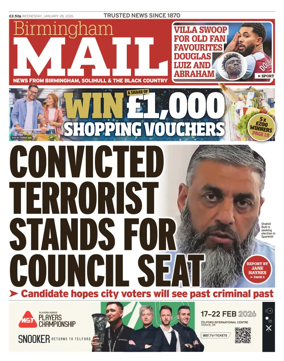 Cover of Birmingham Mail