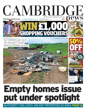 Cover of Cambridge News