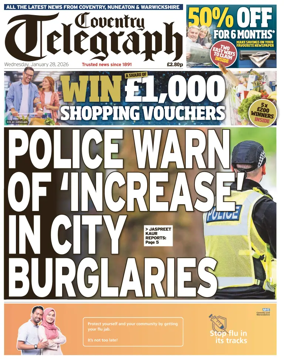 Cover of Coventry Telegraph