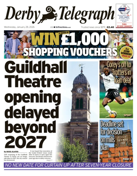 Cover of Derby Telegraph