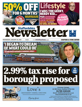 Cover of Staffordshire Newsletter