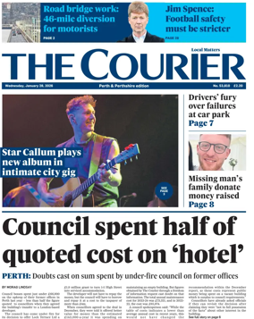 Cover of The Courier & Advertiser (Perth and Perthshire Edition)