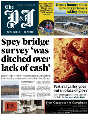 Cover of The Press and Journal (Inverness Highlands and Islands)