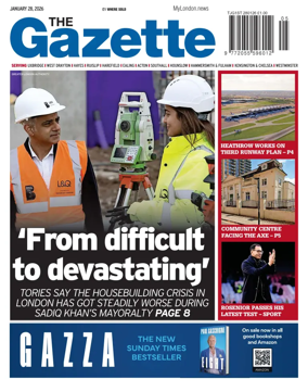 Cover of Uxbridge Gazette