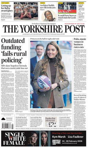 Cover of Yorkshire Post