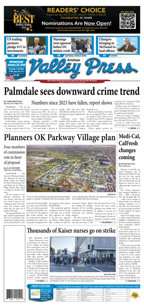 Cover of Antelope Valley Press