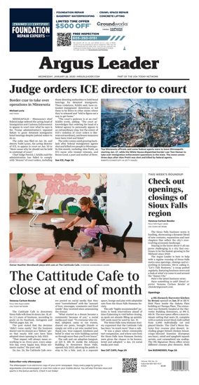 Cover of Argus Leader