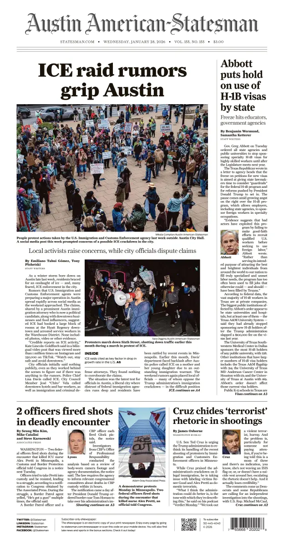 Cover of Austin American-Statesman