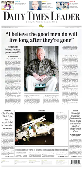 Cover of Daily Times Leader