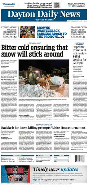 Cover of Dayton Daily News