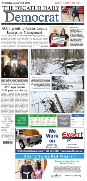 Cover of The Decatur Daily Democrat