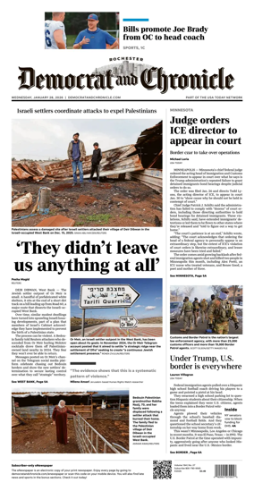 Cover of Democrat and Chronicle