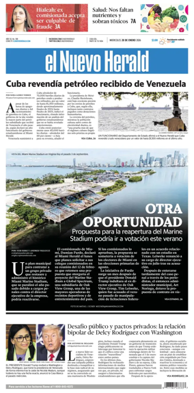 Cover of El Nuevo Herald