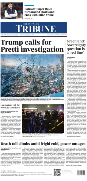 Cover of Great Falls Tribune