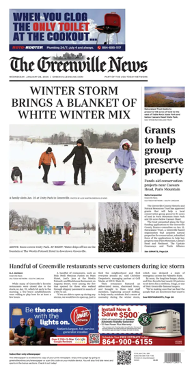 Cover of The Greenville News