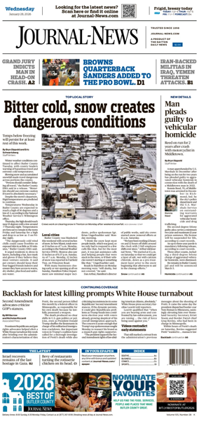 Cover of Hamilton Journal News