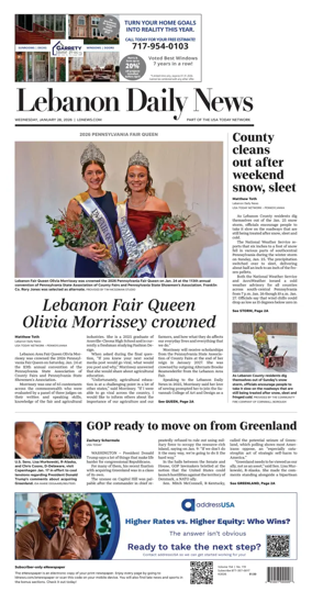Cover of Lebanon Daily News