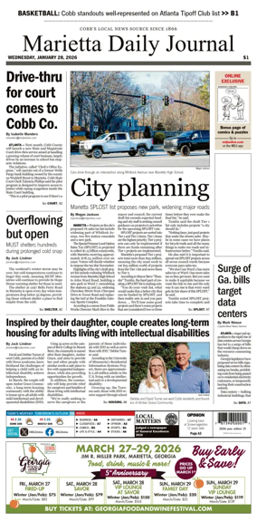 Cover of Marietta Daily Journal