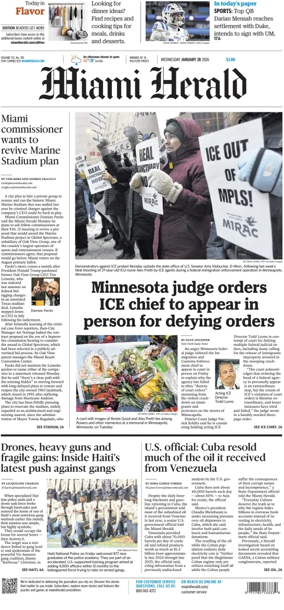 Cover of Miami Herald