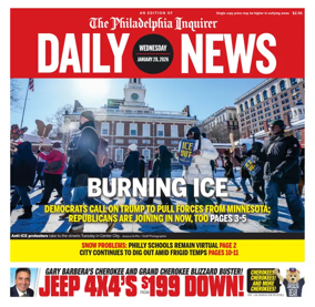 Cover of Philadelphia Daily News