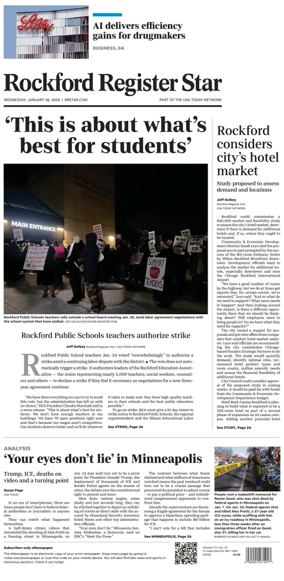Cover of Rockford Register Star