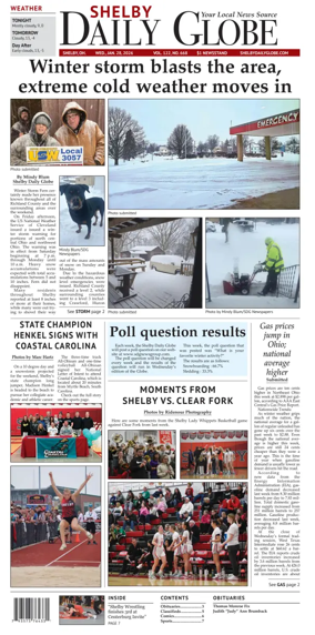 Cover of Shelby Daily Globe